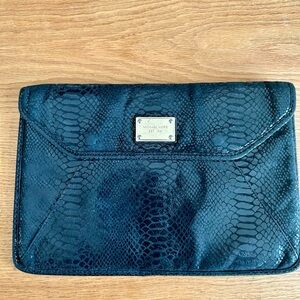 Michael Kors Black Python Snakeskin 13 inch Laptop Sleeve